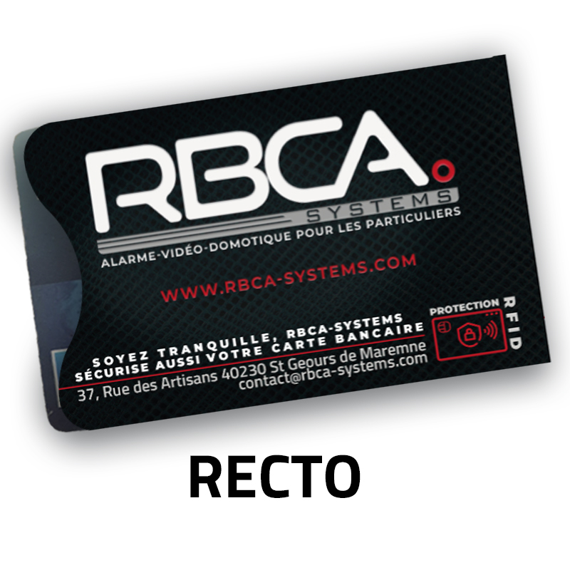 Durable étui de carte d'identité RFID, pochette de protection Plastique  avec blindage RFIDargent 10 pc(s)