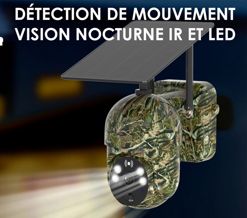 Caméra 4G / Extérieure 4G / Solaire RBCA systems Q22-C4G Camo – Image 4