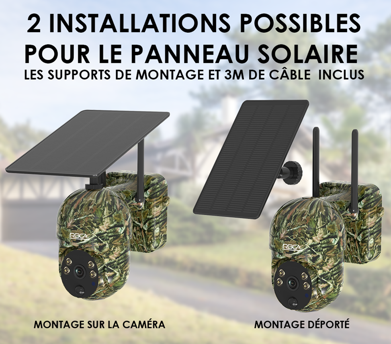 Caméra 4G / Extérieure 4G / Solaire RBCA systems Q22-C4G Camo – Image 7
